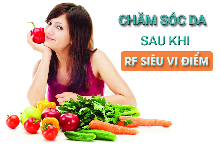 Bí quyết chăm sóc da sau khi điều trị sẹo rỗ bằng Lăn kim RF siêu vi điểm